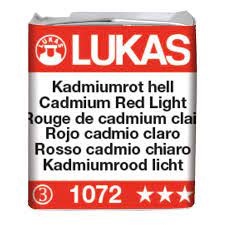 Lukas Aquarell Kadmiumrot hell 1072  1/2 Näpf.