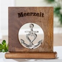 Holz Strandrelief &quot;Meerzeit&quot; H 23 cm