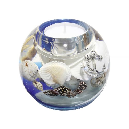 Teelicht Dreamlight &quot;Ufo Mercur Ocean&quot; D 9 cm