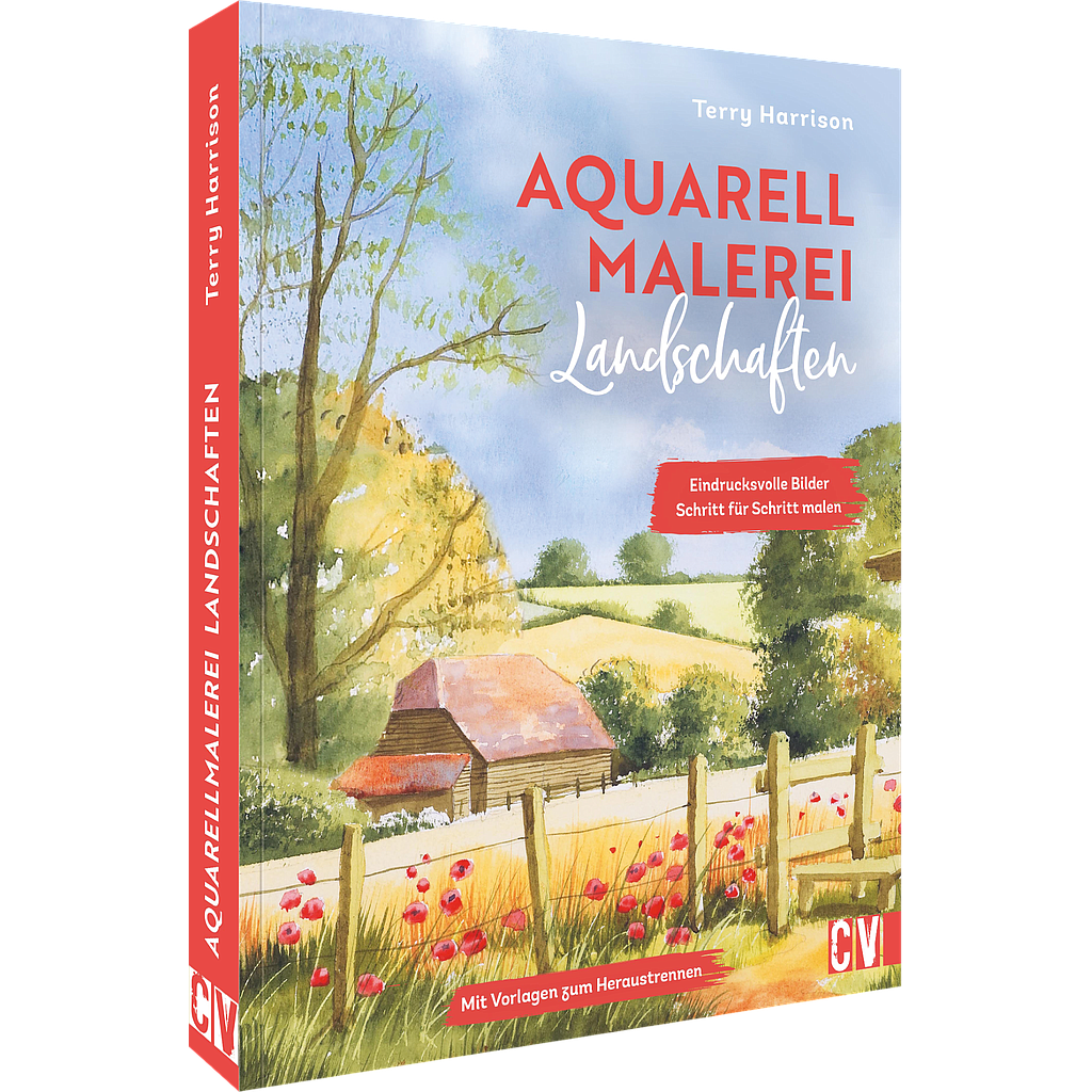 Buch Aquarell Malerei Landschaften