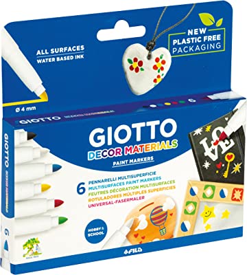 Giotto Universal Fasermaler 6 Stk Etui