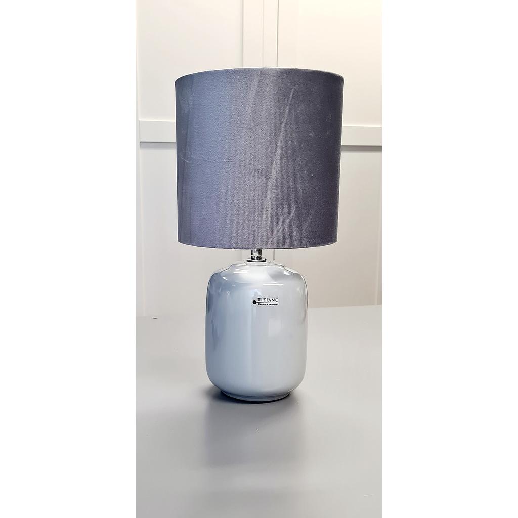 Lampe &quot;Catalina&quot; grau/grau