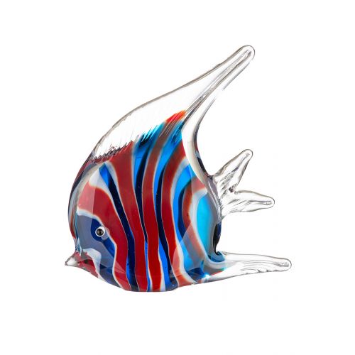 Glasskulptur &quot;Fisch&quot; H 19 cm