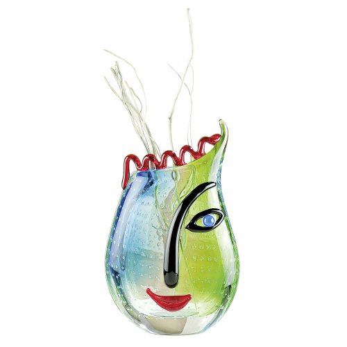 Glas Art Design-Vase &quot;Vero&quot; H 28 cm 