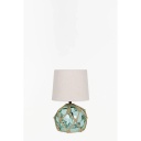 Tischlampe Glas grün H 30 cm