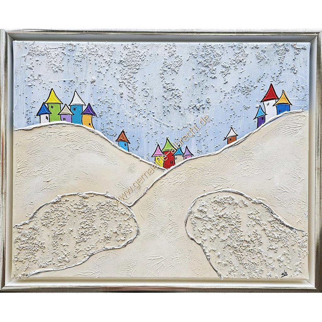 Original Lea Bach &quot;Berg &amp; Tal&quot; 40 x 50 cm 