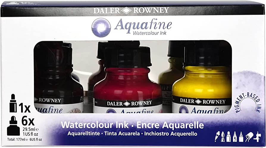 Aquafine Watercolour Inks Set