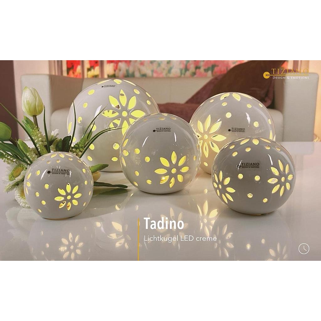 LED Skulptur Lichtkugel &quot;Tadino&quot; D 15 cm