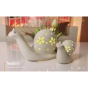 LED Skulptur Schnecke &quot;Teadora&quot; D 13 cm 