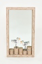 Wandspiegel Holz Möwen 60 x 34 cm