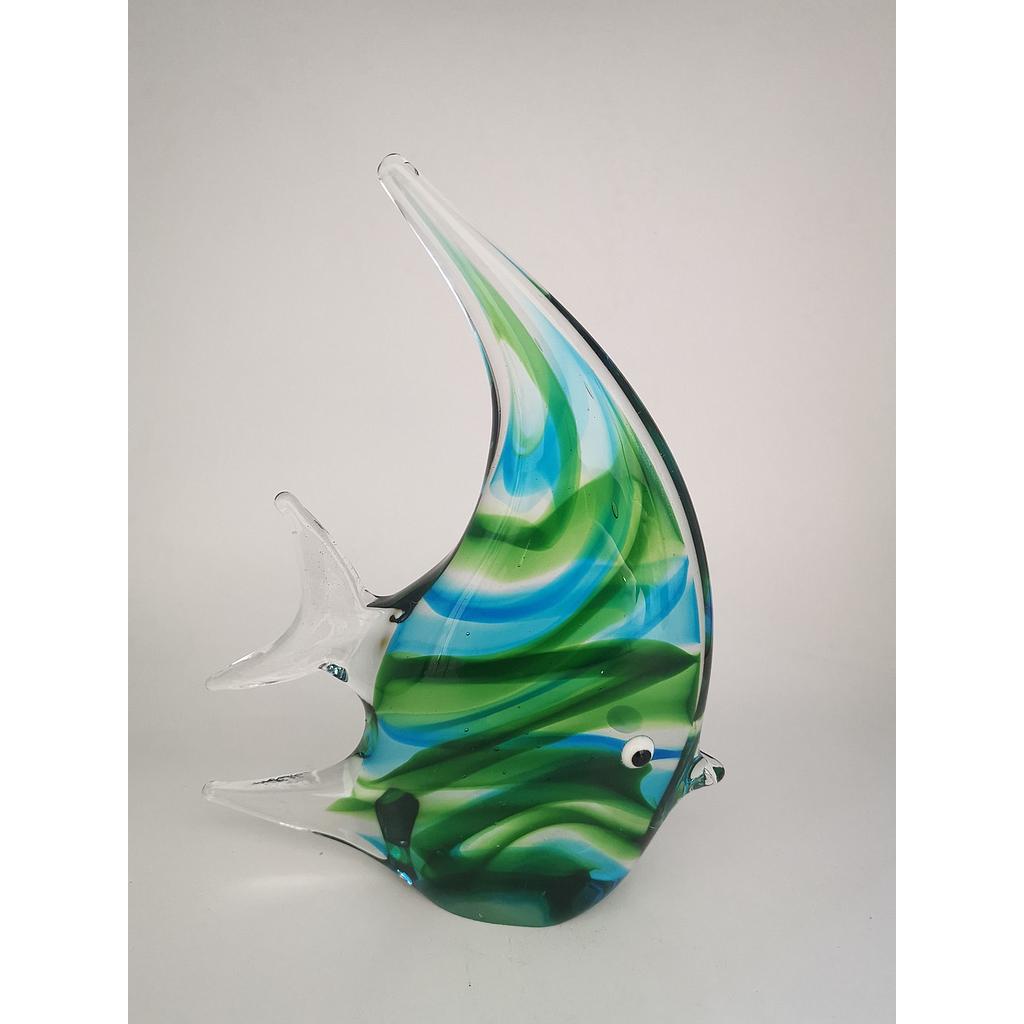 Glas Art Skulptur &quot;Fisch&quot; H 20,5 cm