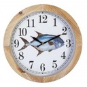 Wanduhr &quot;Blauer Fisch&quot; D 40 cm 