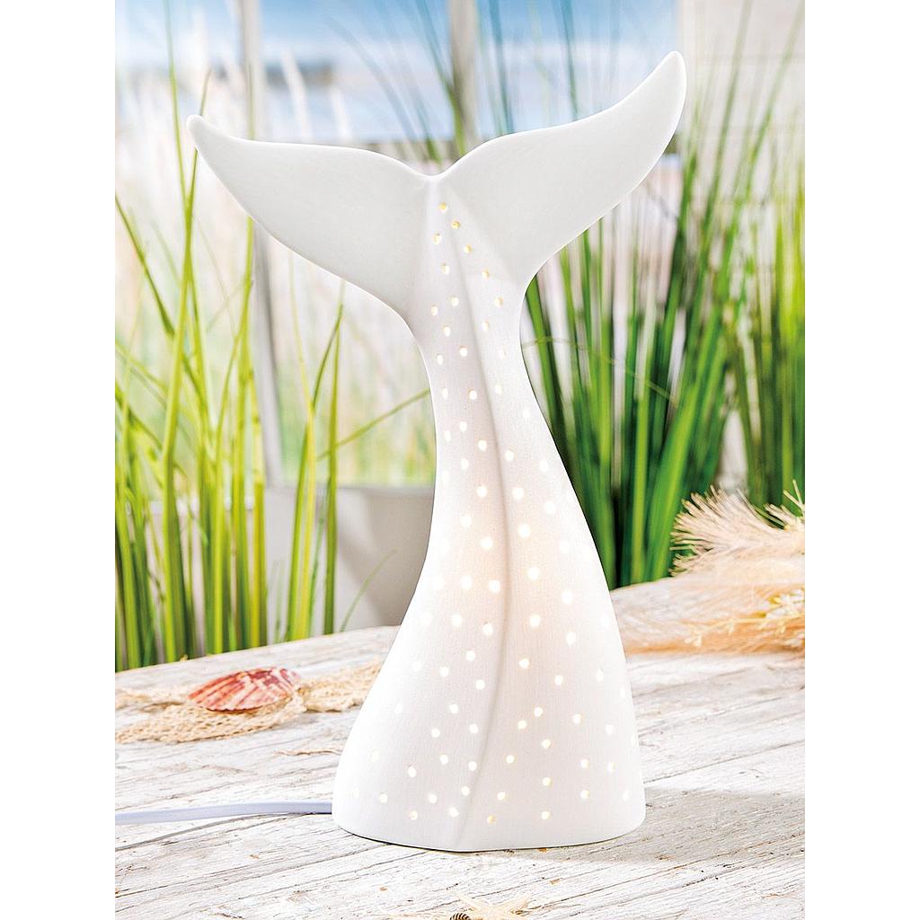 Porzellan Lampe &quot;Flosse&quot; H 30 cm 