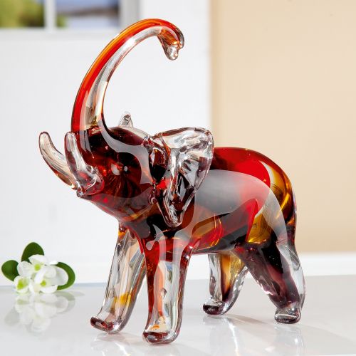 Glas Art Elefant  H 24,5 cm 