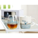 Tasse/Glas Set 2teilig &quot;Glücksmoment&quot;