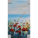 Original Leinwandbild &quot;Blumenwiese&quot; 30 x 50 cm mit Rahmen