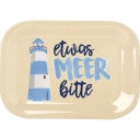 Tablett &quot;Etwas Meer Bitte&quot;  L 20,5 cm