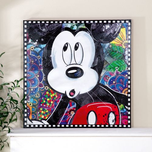 Orig. Leinwand Disney &quot;Mickey&quot; 70 x 70 cm