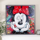 Orig. Leinwand Disney &quot;Mickey&quot; 70 x 70 cm