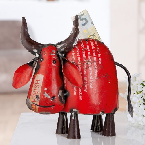 Skulptur Stier &quot;Bull&quot; Eisen H 19,5 cm