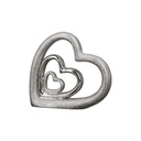 Skulptur Herz &quot;Triple Heart&quot; H 13 cm