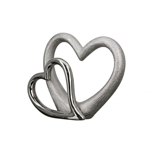 Skulptur Herz &quot;Triple Heart&quot; H 13 cm