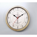 Wanddeko Uhr &quot;Anchor Clock&quot; D 15,5 cm