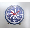 Tischuhr &quot;Compass Rose&quot; D 11 cm