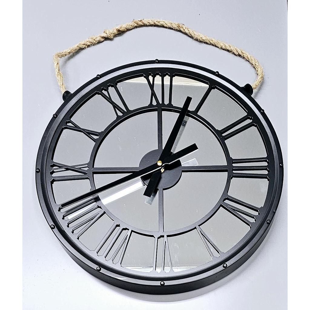 Wanduhr/Spiegel &quot;Vintage Clock&quot; D 40 cm