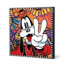 Orig. Leinwand Disney &quot;Goofy&quot; 70 x 70 cm 