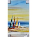 Org. Leinwandbild &quot;Staffelstart&quot; 50x30 cm