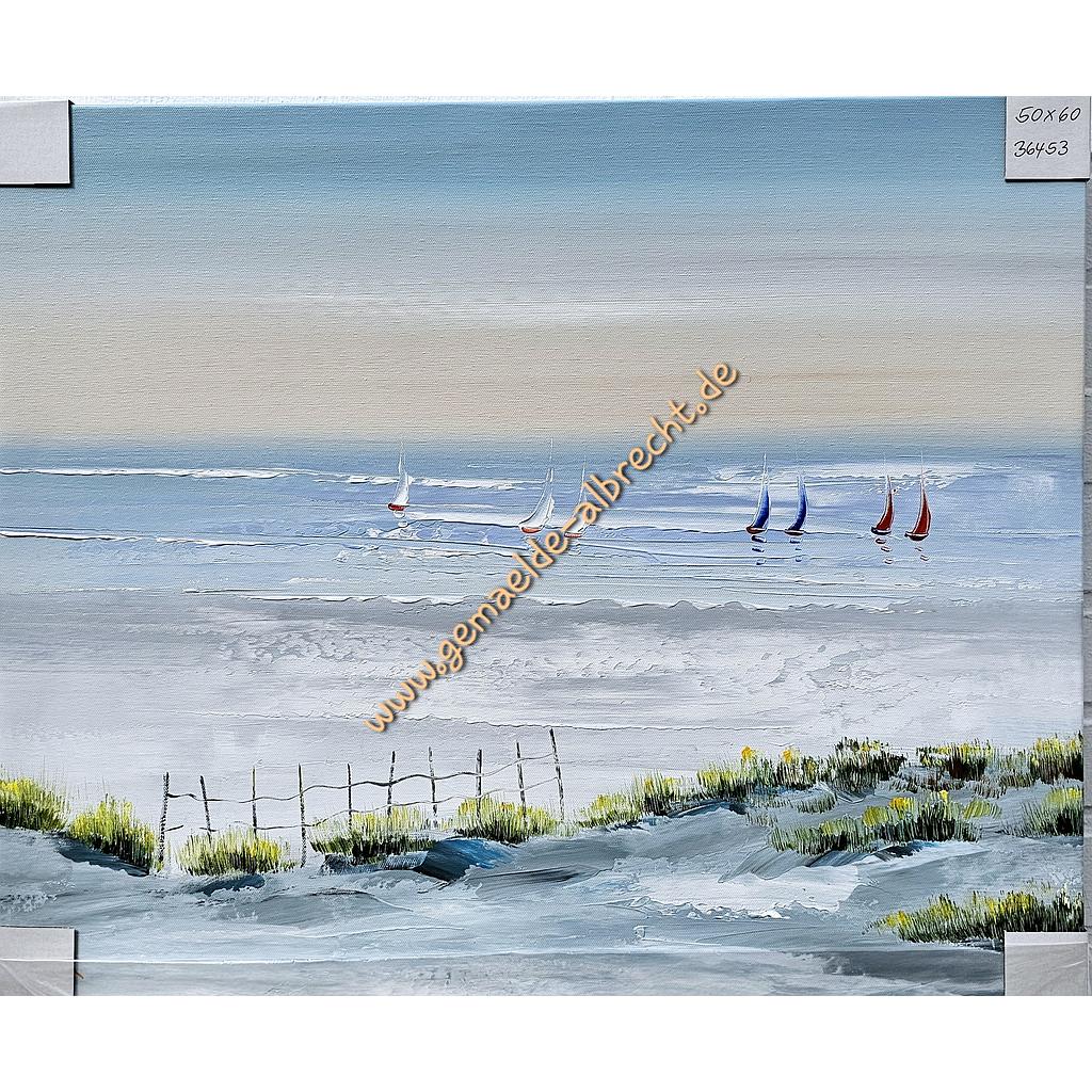 Org. Leinwandbild &quot;Dünenblick III&quot; 50x60 cm
