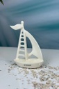 Skulptur Segelboot &quot;casali&quot; H 23 cm