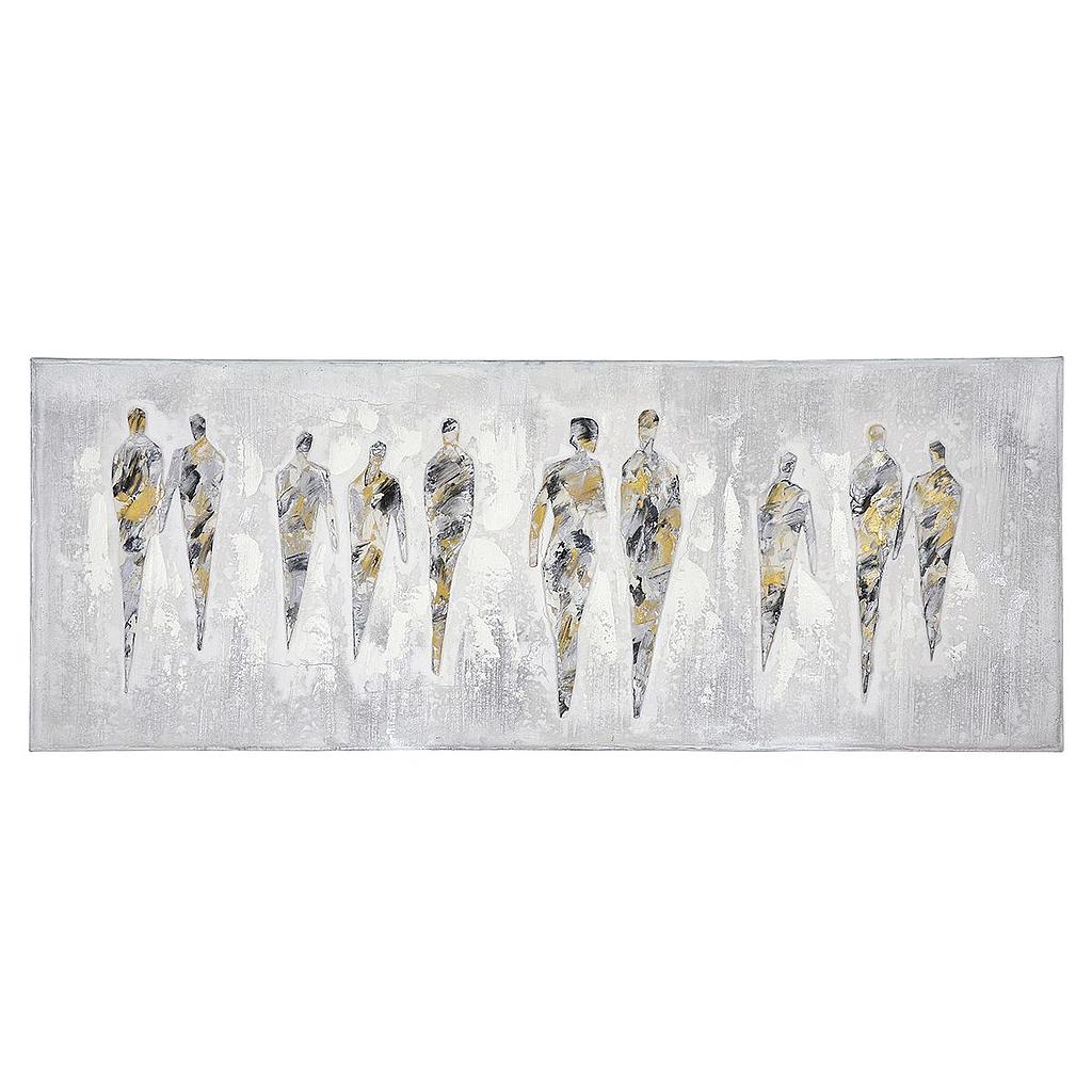 Original Leinwandbild &quot;People&quot; 130 x 50 cm