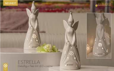 LED Skulptur &quot;Fee Estrella&quot; H 13,5 cm