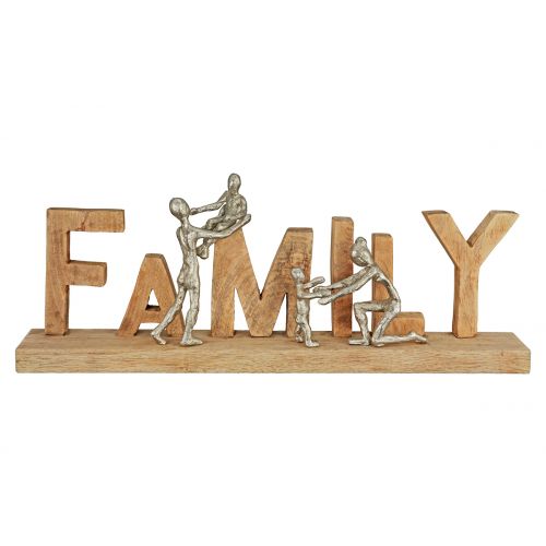Holz/Metall Skulptur &quot;Family&quot;