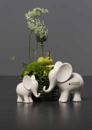 [2100000136841] Skulptur Elefant &quot;Leon stehend&quot; H 19 cm 