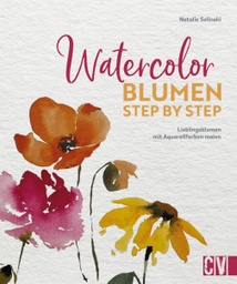 [2100000139620] Buch Watercolor Blumen Step by Step