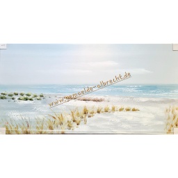 [2100000140428] Org. Leinwandbild &quot;Strand II&quot; 60 x 120 cm