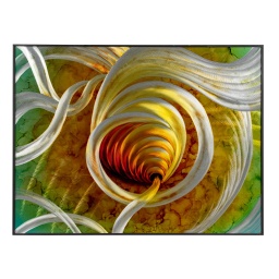 [2100000035564] Alu Bild &quot;Spirale&quot; bunt auf Alu 50 x 70 cm