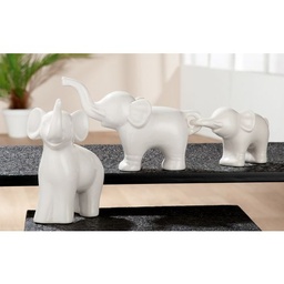 [2100000144624] 3er Set Skulpturen &quot;Elefantenfamilie&quot; 