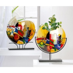 [2100000144907] Glas Art Dekovase  &quot;Silhouette&quot; H 38 cm  