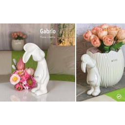 [2100000145355] Skulptur Hase &quot;Gabrio&quot;  H 13 cm