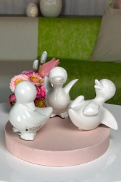 [2100000145416] Skulptur Entenküken &quot;Daffy&quot; liegend H 9 cm 
