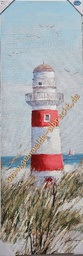 [2100000146635] Original Leinwandbild &quot;Leuchtturm&quot;  40 x 120 cm 