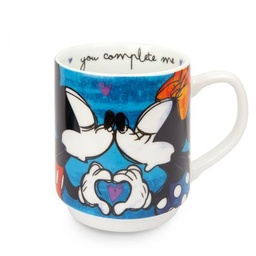 [2100000147687] Disney Tasse &quot;Mickey/Minni you complete me&quot; H 10 cm