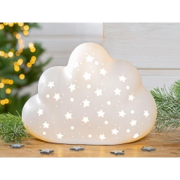 [2100000148073] Tischlampe &quot;Wolke&quot; Porzellan H 15 cm 