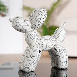 [2100000148226] Skulptur Ballonhund &quot;Modern Art&quot; H 23 cm