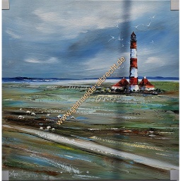 [2100000148691] Orig. Ölgemälde &quot;Westerhever&quot; 80 x 80 cm