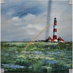 [2100000148714] Orig. Ölgemälde &quot;Westerhever&quot; 80 x 80 cm